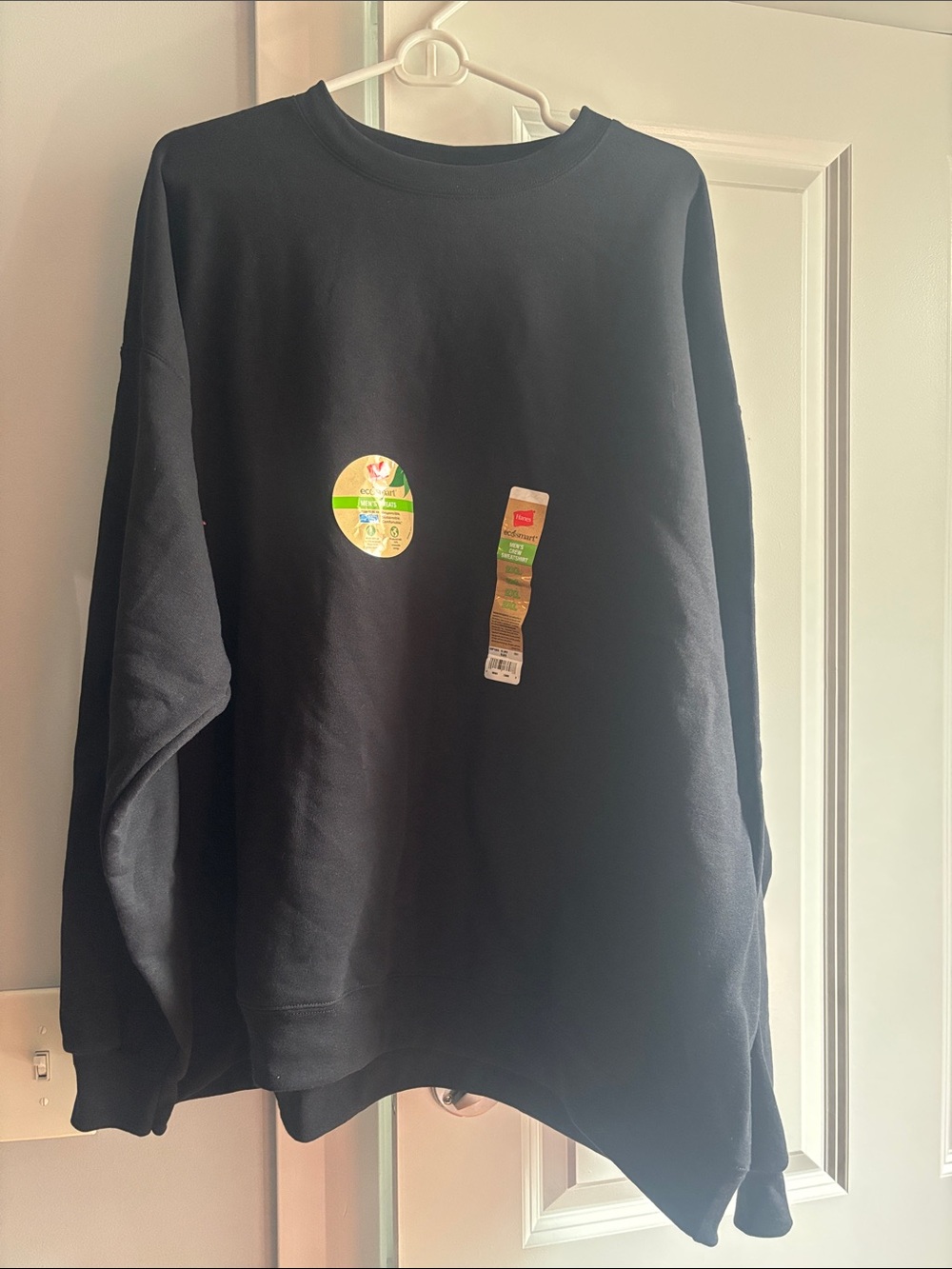 Hanes Black Crewneck Sweatshirt with Tags